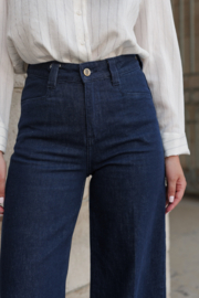 Jeans Oraije Basile ankel wide Donker