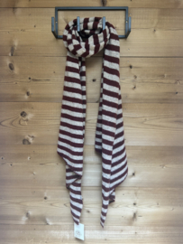 Sjaal Amara – Bordeaux /Taupe