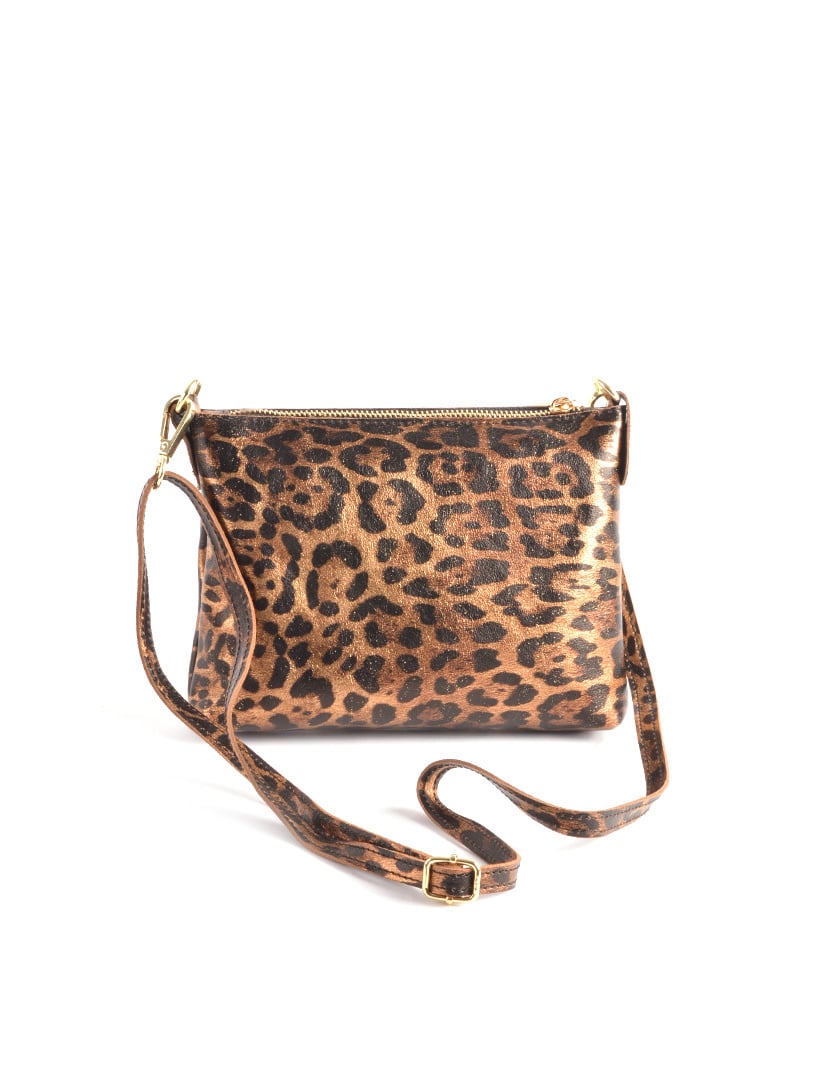 Handtas Inge panter bruin