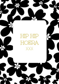 wenskaart hip hip hoera