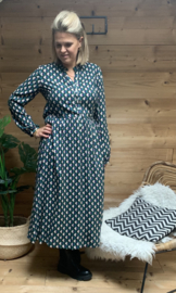 Kleed lang Debby groen