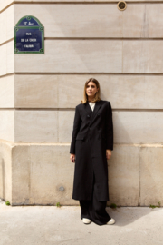 Coat blazer  oversized zwart