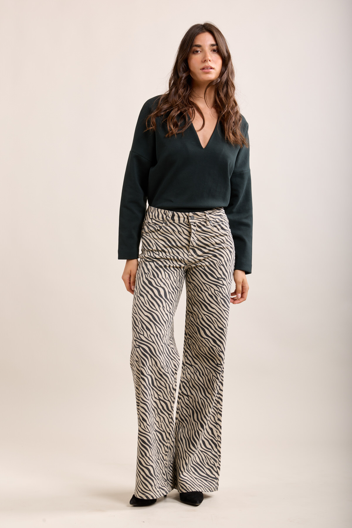 Broek Zebra print