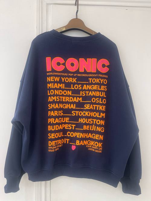 Sweater  Iconic TU  blauw