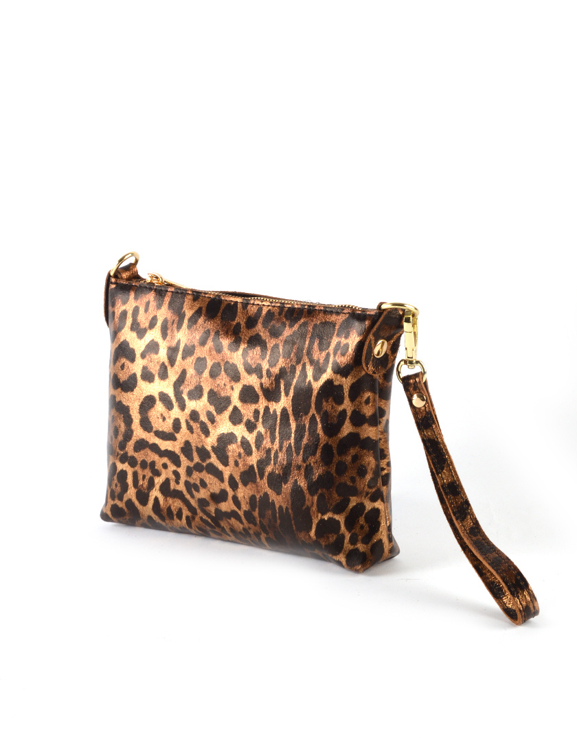 Handtas Inge panter bruin