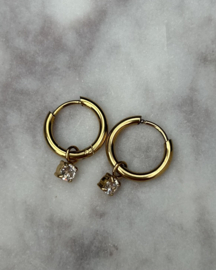 Stainless steel diamantje