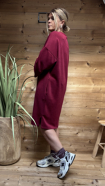 Kleedje Tina  vlindermouw  TU bordeaux