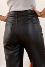 Broek Oraije  solange  Leer zwart
