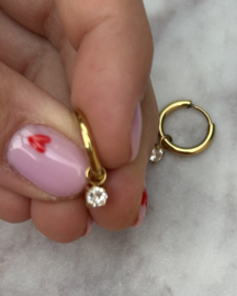 Stainless steel diamantje