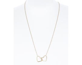 Ketting dubbel hartje