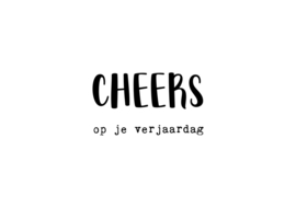 Cheers op je verjaardag