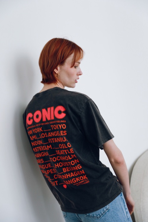 T shirt Iconic TU  donker grijs