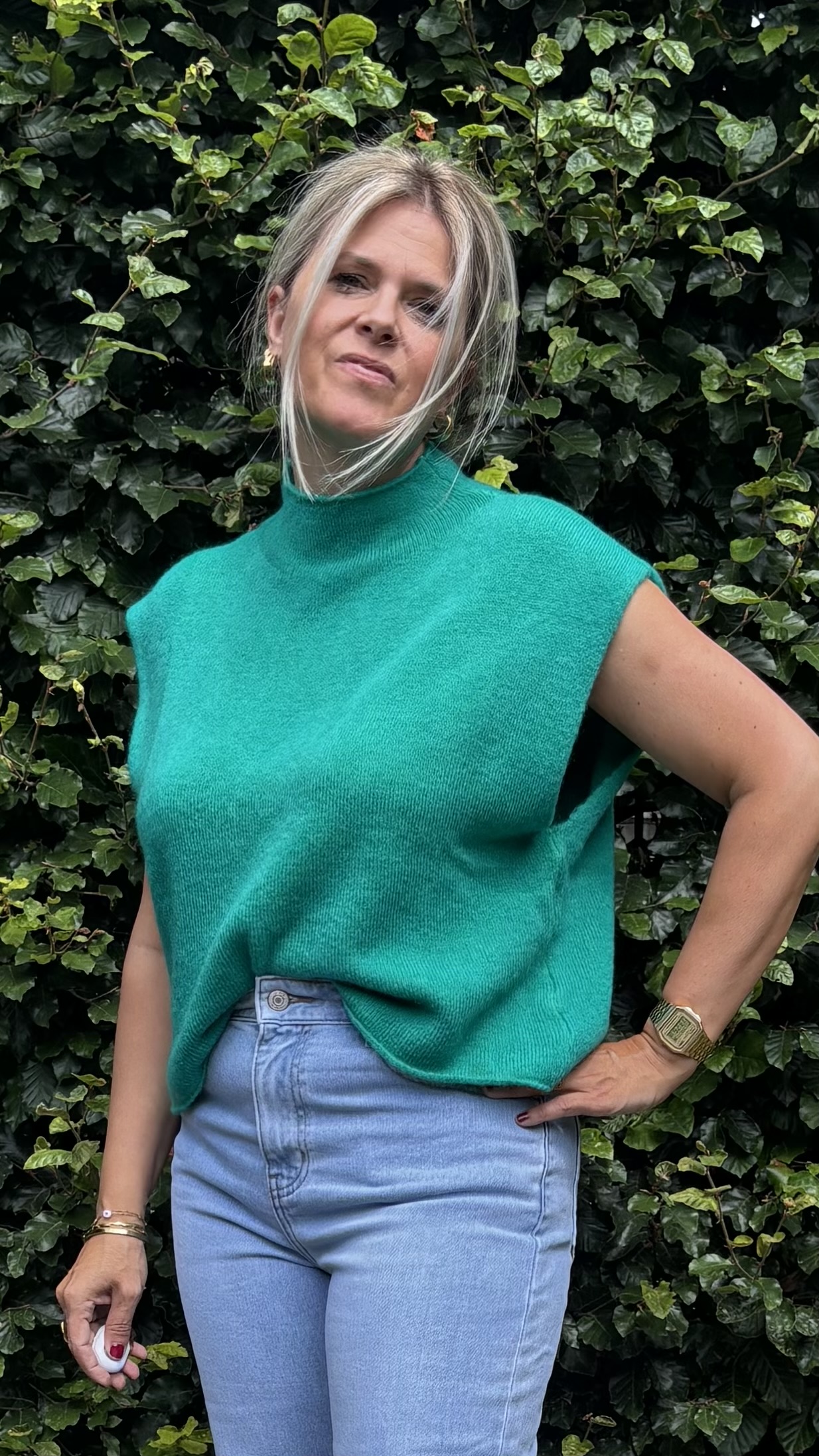 Pull Mitte TU groen