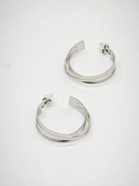 Stainless steel hanger Kyra zilver