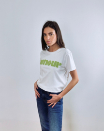 T shirt Amour olif