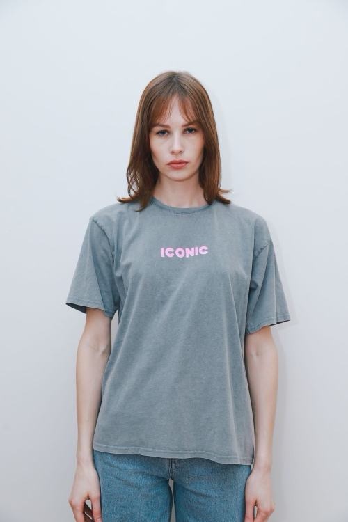 T shirt Iconic TU  grijs