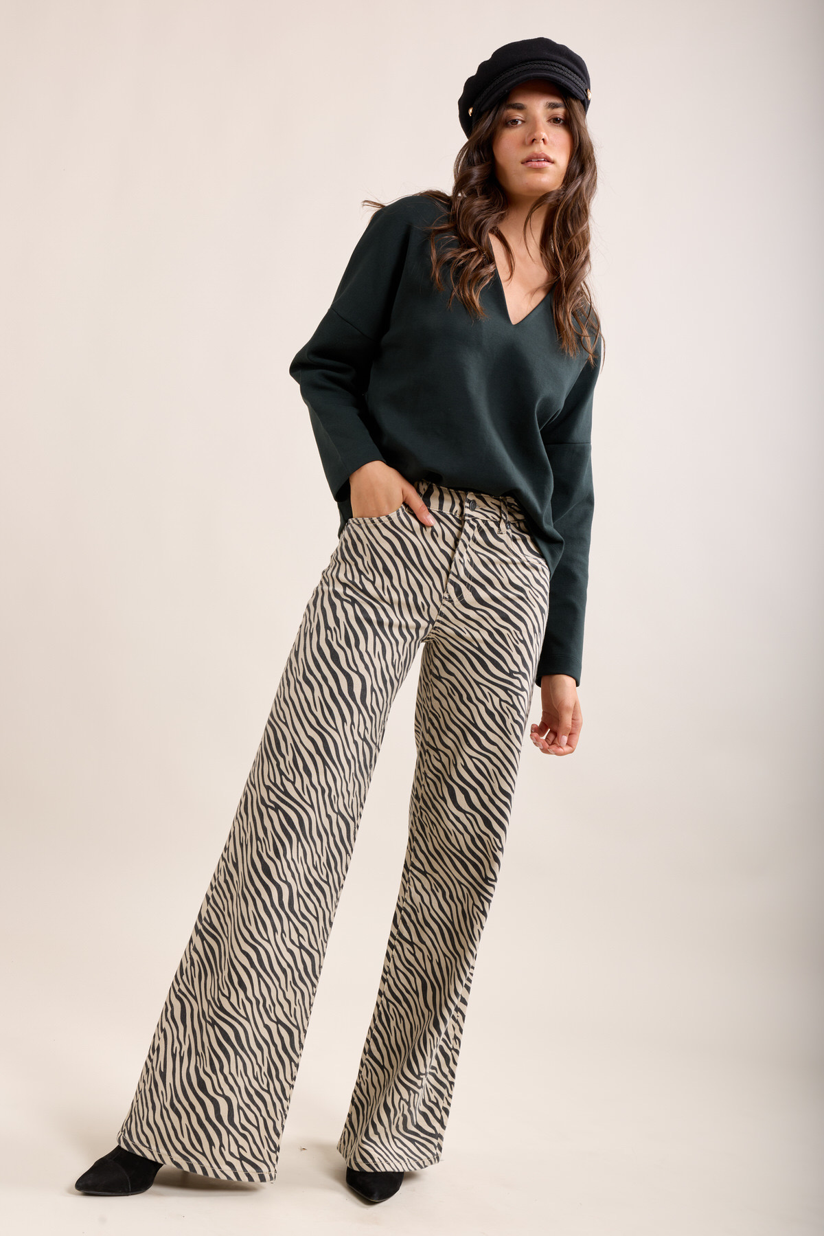 Broek Zebra print