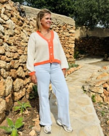 Cardigan Camille TU beige / oranje