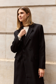Coat blazer  oversized zwart