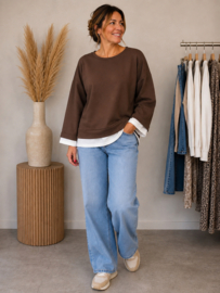 Sweater  Maud  bruin