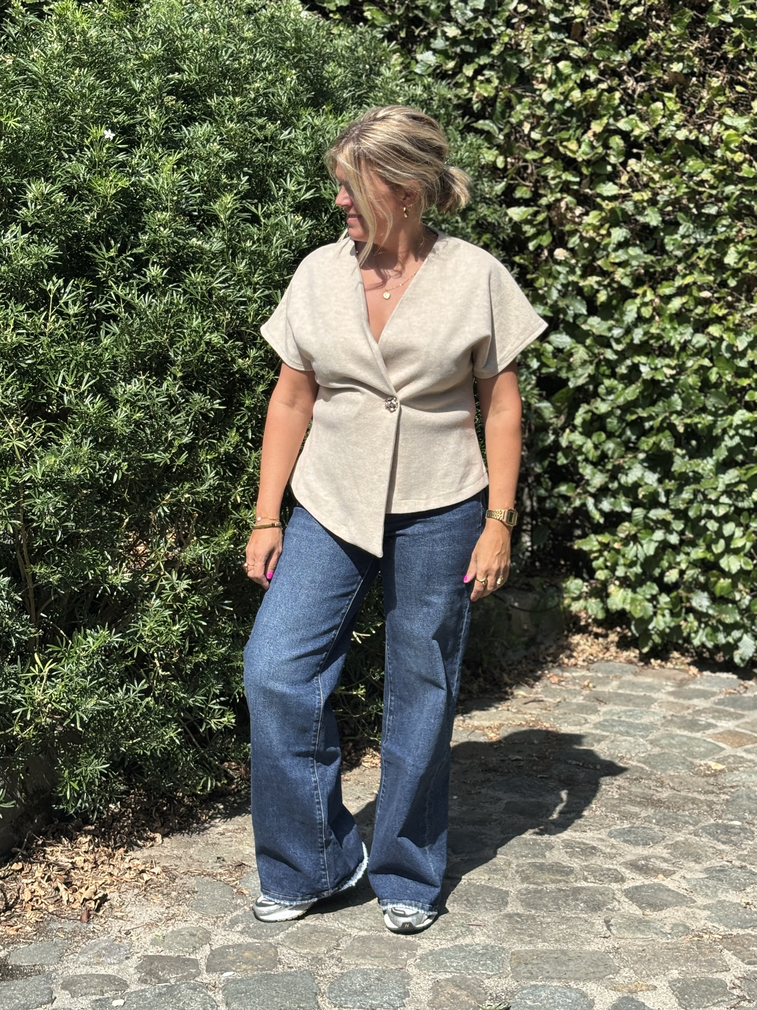 Gillet  Luka  beige
