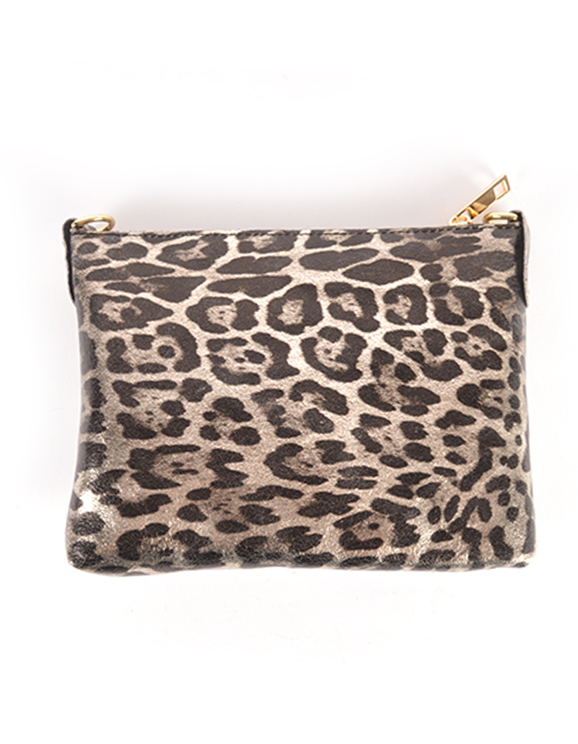 Handtas Inge panter zilver