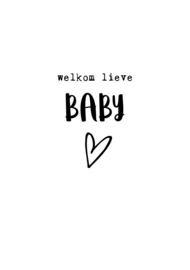 welkom lieve baby