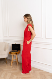 Jumpsuit Oona  rood