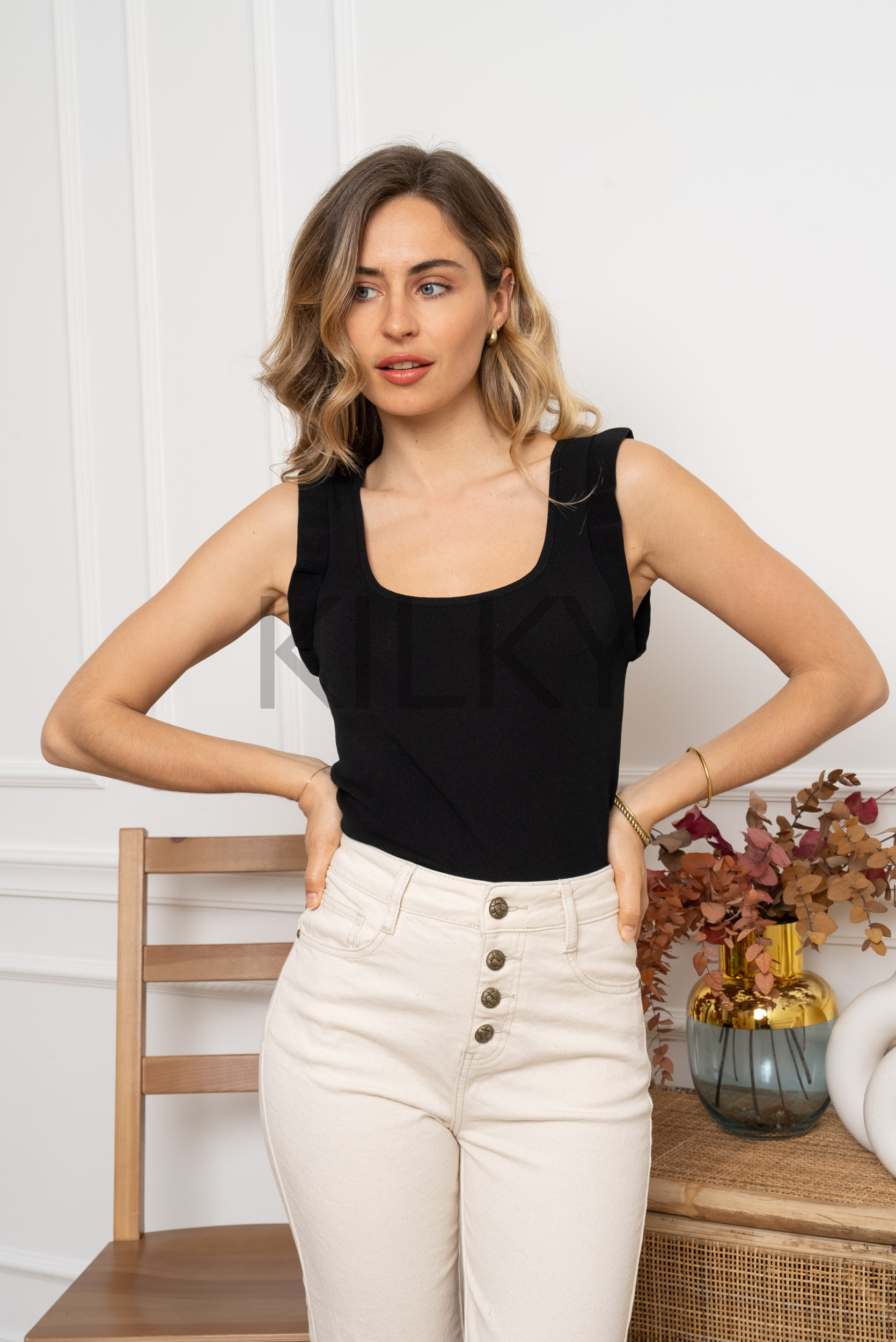 Top Sofia  TU zwart