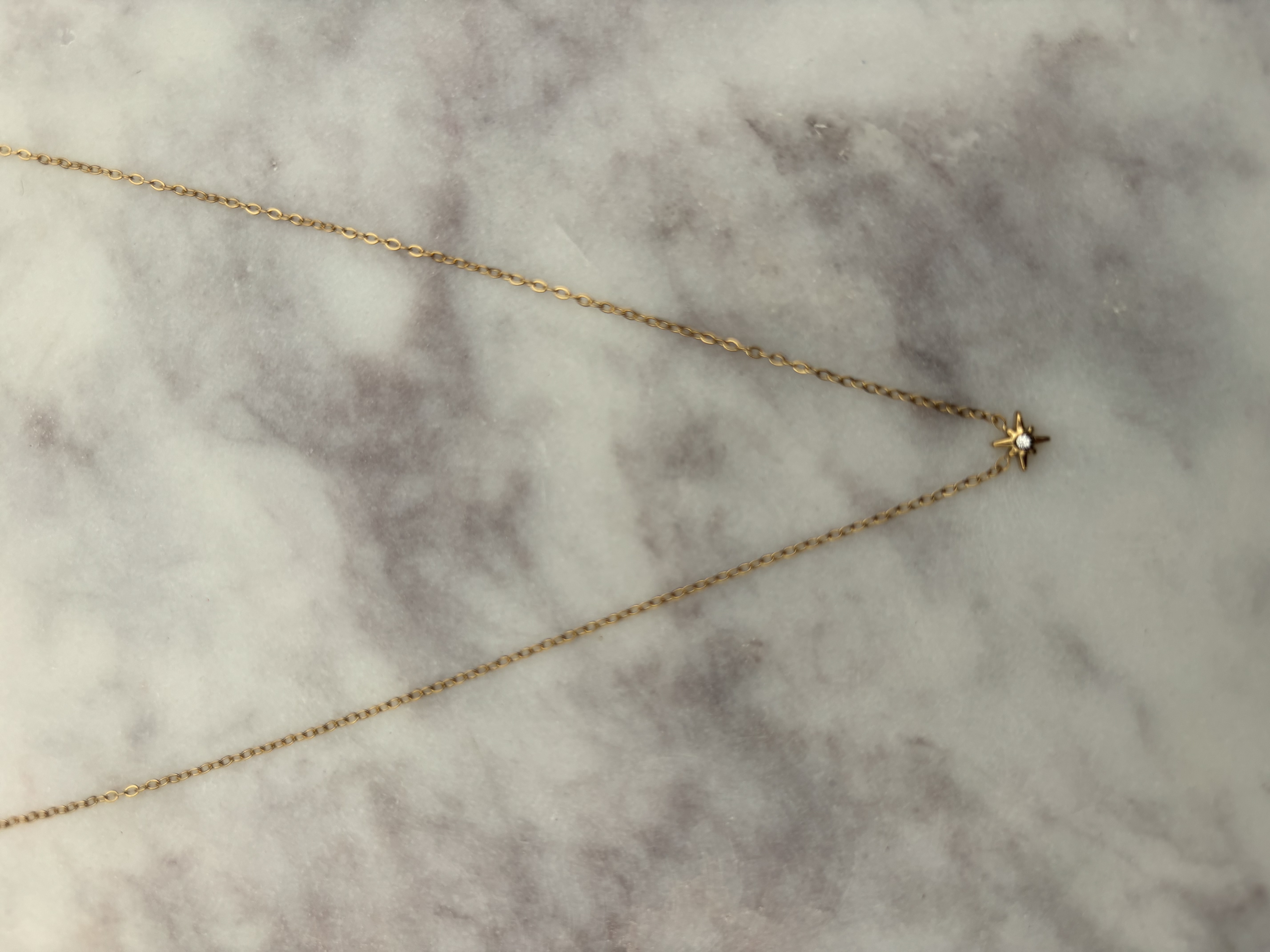 Ketting sterre  goud
