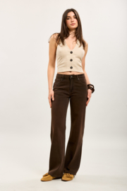 Jeans Toxik Chloé – Low Waist Brown