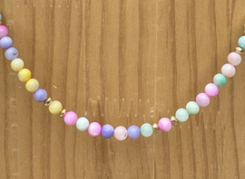 Ketting parels pastel