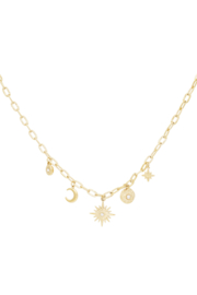 Ketting shine bright   goud