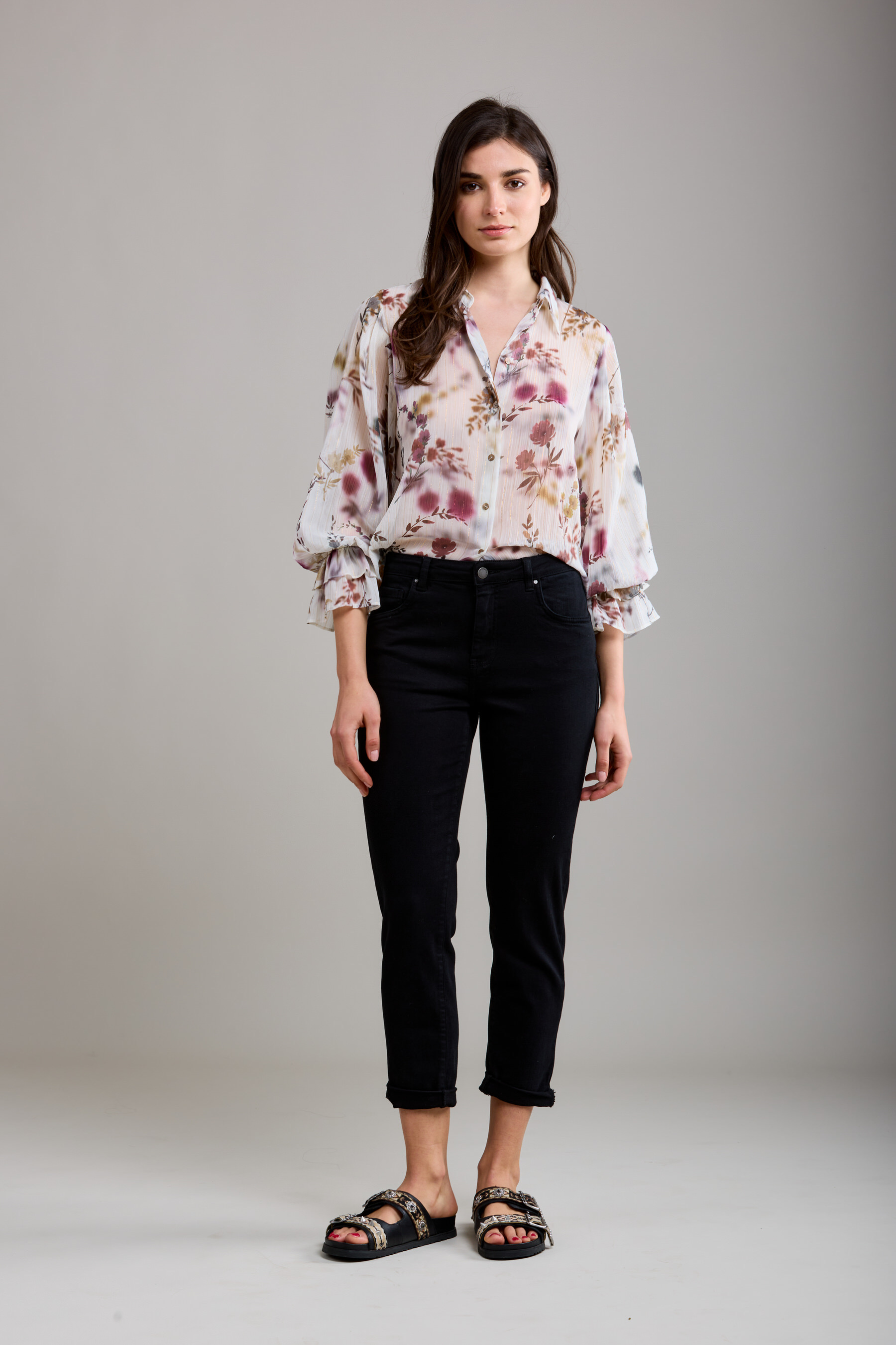 Jeans Toxik zwart boyfriend  L20029-c