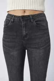 Jeans Toxik3  donker grijs Skinny H2555