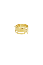 Ring stacked treasures  goud