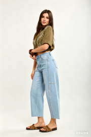 Jeans Barrel jeans met studs