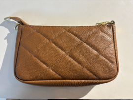 Handtas Sien leer camel