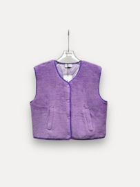 Gillet Teddy TU paars