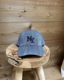 Pet New York blauw