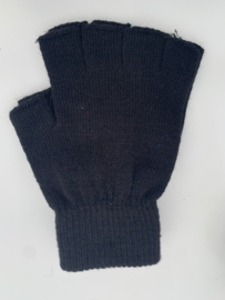 Handschoenen  zwart zonder vingers