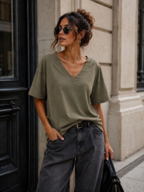 T shirt EMMA TU kaki