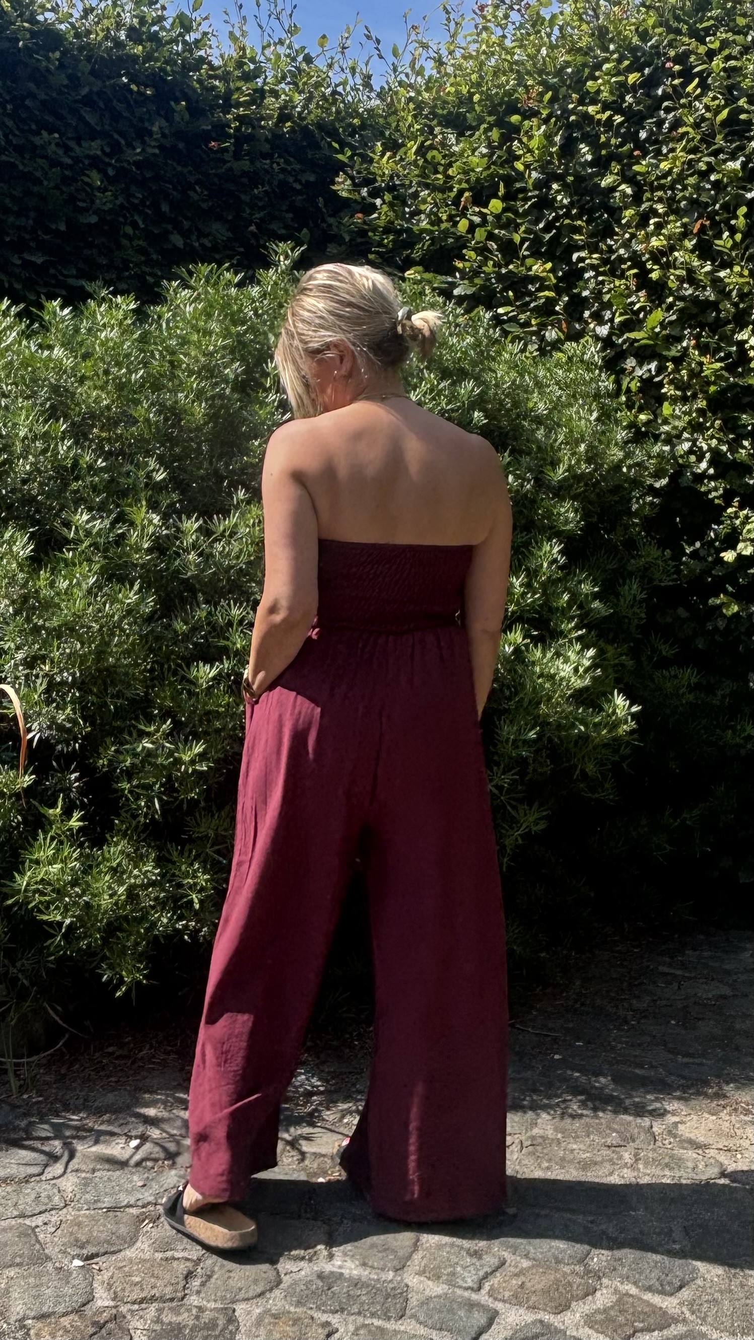 Jumpsuit  Zara  Bordeaux
