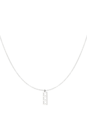 Ketting  Trio XXX zilver
