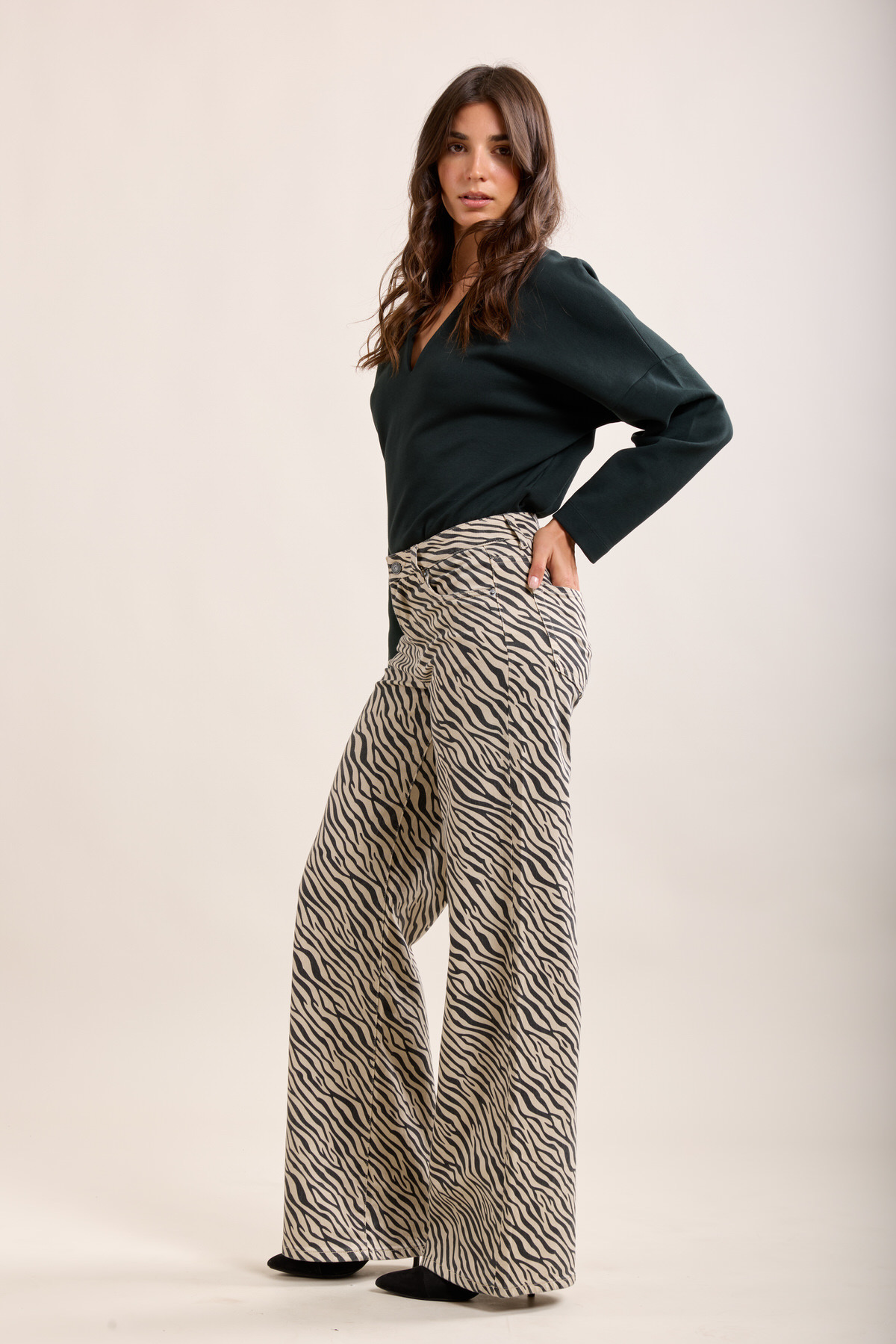 Broek Zebra print