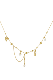 Ketting connected love   goud
