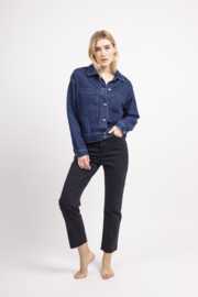 Jeans zwart Cropped flare