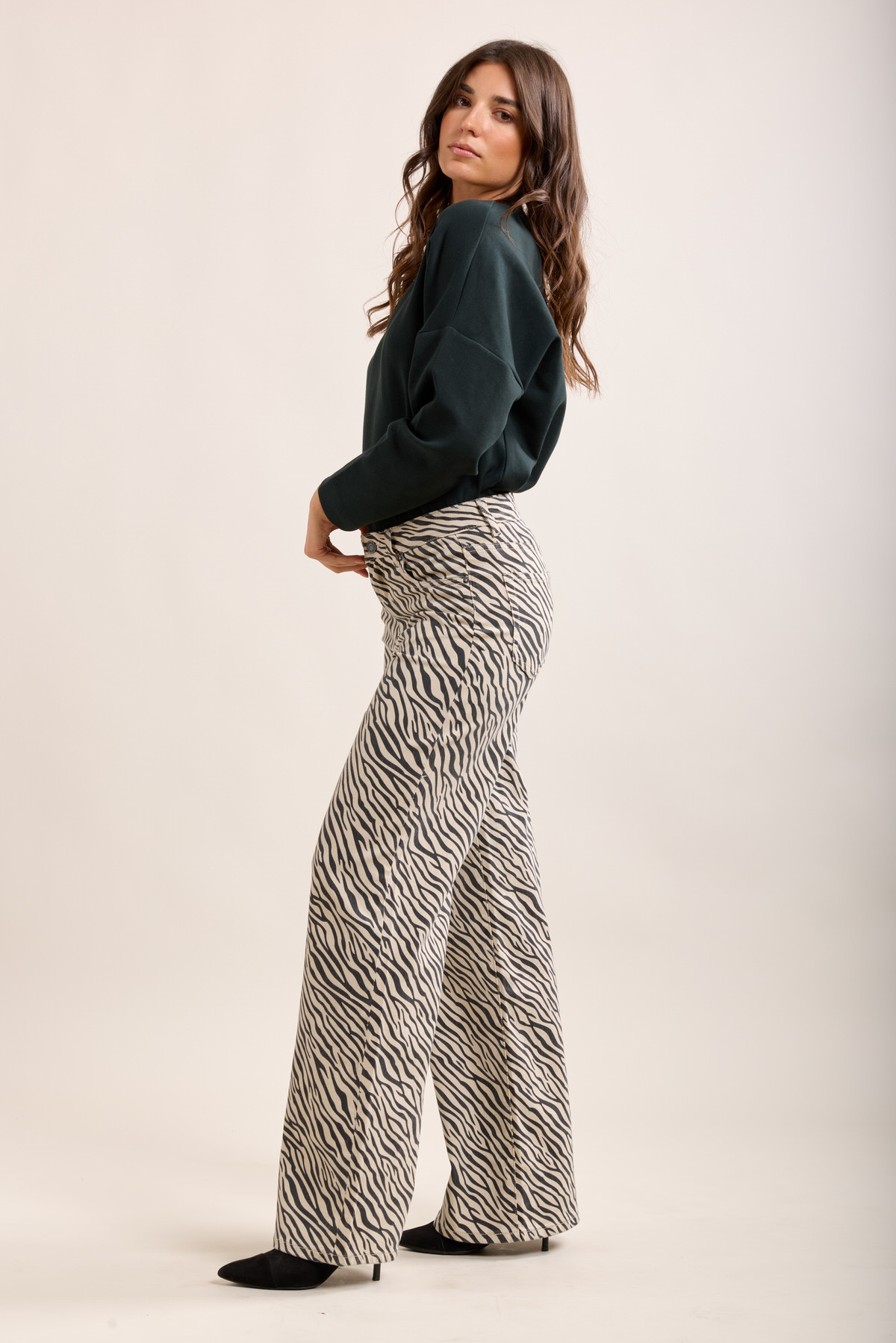 Broek Zebra print