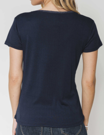 T-shirt Evy donker blauw