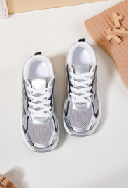 Sneakers Mona silver /zwart